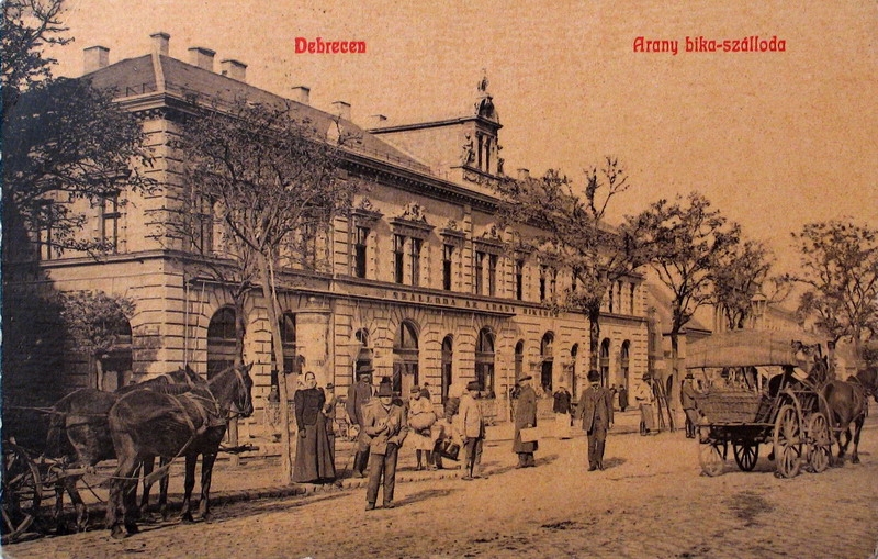 Arany Bika szálló képeslap 1908 Fotó bedo.hu.jpg 