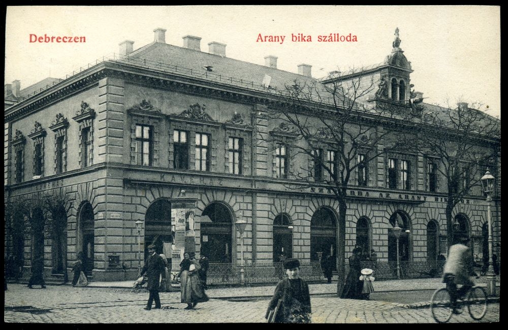 Arany Bika szálló képeslap, 1907. Fotó Axioart.com.jpg 