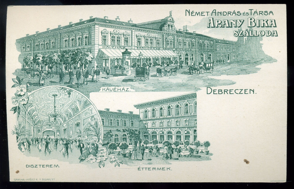 Arany Bika szálló reklámkártya, 1915. Fotó Axioart.com.jpg 