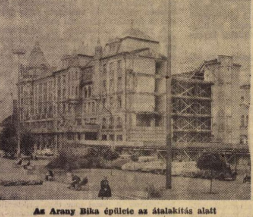 Arany Bika szálló. 1974. Fotó Csongrád Megyei Hírlap.png 