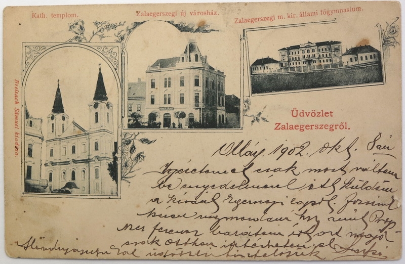 Zalaegerszegi városháza, képeslap, 1901. fotó bedo.hu.JPG 