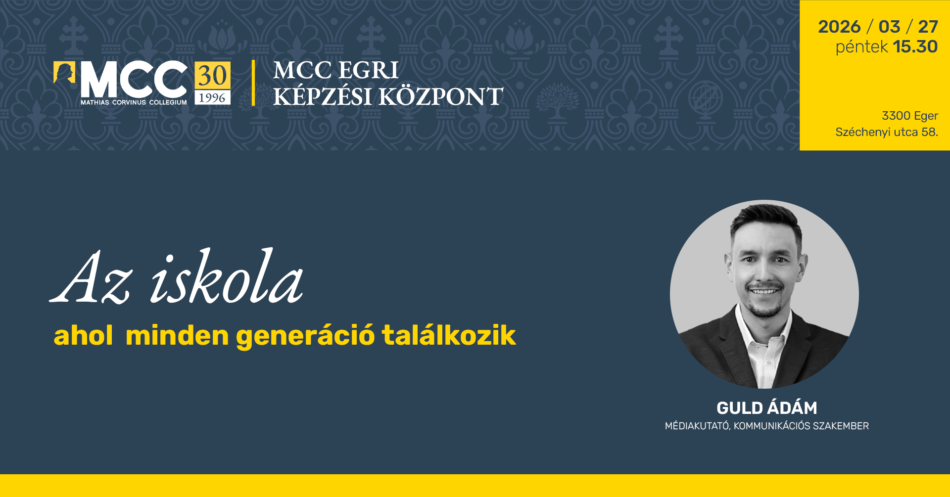 Az iskola – ahol minden generáció találkozik